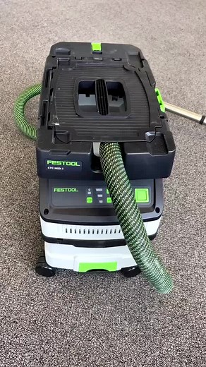 18K views · 161 reactions | "The NEW Festool CTC MIDI I cordless dust extractor is pretty sweet. It was super convenient to not have to run cords. I am using the bigger hose and cleaning kit to vacuum." Thanks for sharing Built Tough Tool Talk 欄 | Festool | Facebook