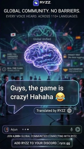 Unleash Global Voices on Discord! 🌍 | RYZZ AI Translation #Discord #Shorts #Discordbot #trending