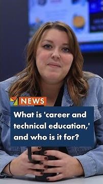 What is 'career and techical eduation,' and who is it for?
