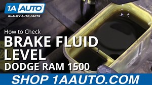 How to Check Brake Fluid Level 1994-2002 Dodge Ram 1500