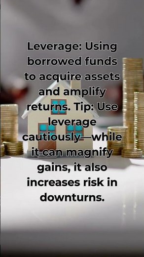 Leverage ⚖️ – Use borrowed money the right way.