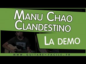 Manu Chao - Clandestino Guitar 🎸 Simple Tutorial