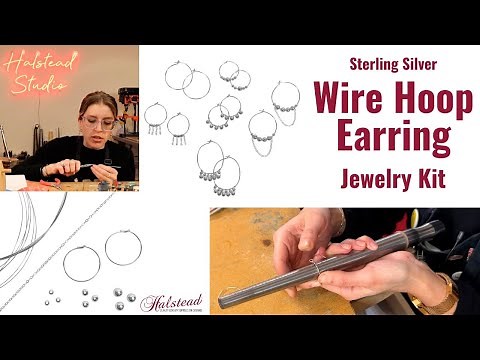 How to Make Wire Hoops with the Wire Hoop Earring Making Jewelry Kit