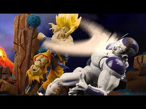 ドラゴンボール stop motion goku vs frieza 100 full power 悟空 フリーザ