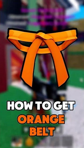 how to get orange belt in blox fruits 😱 #roblox #bloxfurit #viral