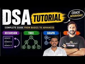 LIVE : Master DSA Tutorial | Recursion | Tree | Graph | Search concepts | Kaashiv Infotech Course