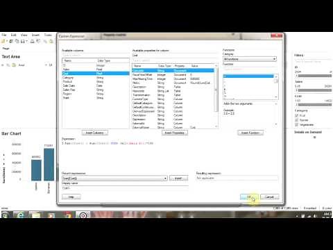 TIBCO Spotfire : Property Control as expression in chart custom expresson