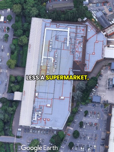 The biggest Tesco in the UK is so massive,people joke it's less a supermarket,more a retail theme park. Step inside and it feels endless. #british #geography #london #tesco #market