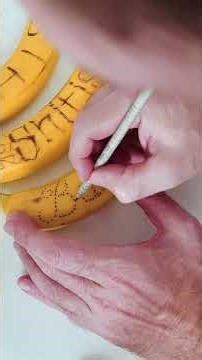 This poster is made of bananas