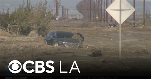 Antelope Valley residents frustrated after flooding leaves roads covered in mud