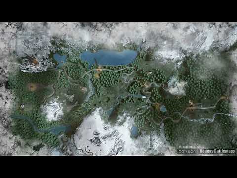 Full Animated Barovia World Map | Curse of Strahd | Beneos Animated RPG Maps