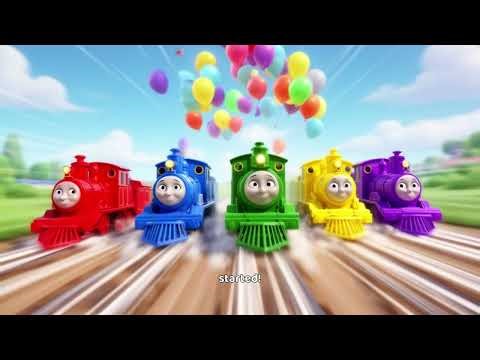 The Great Color Train Race 🚂🌈 Storybook Edition