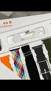 ￼ Series 9 emoled display smart watch combo pack special offer ￼rjmobile01 seven in one strap