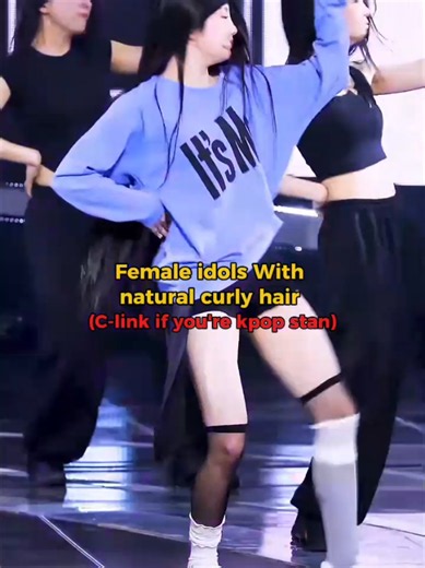 Female idols With natural curly hair 💛 #fyp #foryoupage #viral #illit #katseye