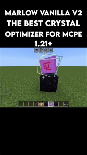 The best crystal optimizer mod for mcpe 1.21+🔥 #cbum #minecraft #shorts