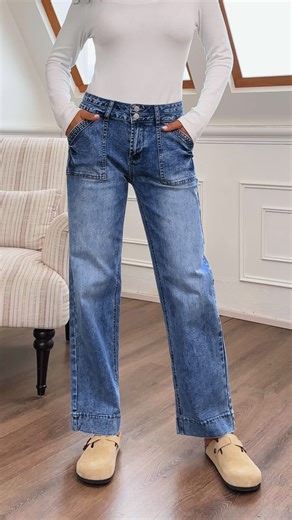✨Super Comfy Jeans!! 🌿Slip into Jeans That Hug You in All the Right Places! | Flamingals