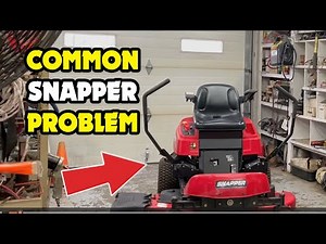 Snapper 150z Common Problem - Motor Mount Bolts Come Loose