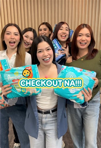Wow!! 😍 Halos araw-araw na naka-Price drop up to 25% to 30% off ang Pampers ah!! 🙌 Maraming sigurista parents na naman ang makaka-sulit for their babies!! 👶 Ang dami na ring nakikipag-unahan! 🏃‍♀💨 value for money kaya tap the yellow basket to checkout na!! 🛍 #momstories #pampersph #pricedrop