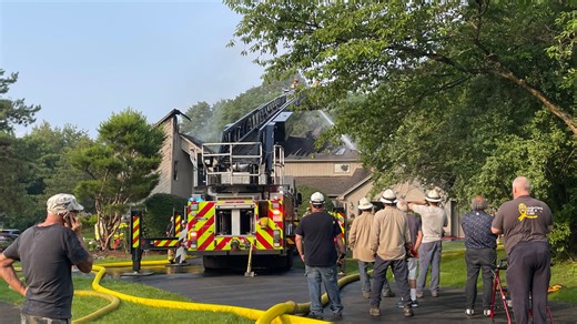 Fire destroys home in Pittsford