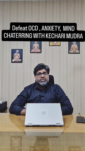 Dr Ravinder Kaushik on Instagram: "✨ Stage 1 Kechari = Tongue to Palate Magic ✨ No need for advanced yoga tricks — just gently rest your tongue on the roof of your mouth. Do it daily, and feel the shift: 🌿 Quiets the endless mind-chatter 🌿 Calms OCD & anxiety patterns 🌿 Activates your vagus nerve → deep relaxation 🌿 Sharpens focus & meditation depth 🌿 Helps you sleep better by settling the nervous system This is the entry gate to Kechari Mudra — safe, simple, and profoundly healing. Try 10 