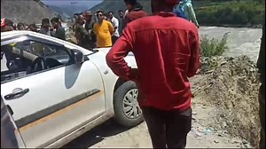 12 reactions | An accident took place at Ramban between an army bus and a commerical swift Car,all the passengers in both the vehicles are safe | Faisal Bhat | Facebook