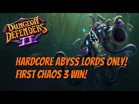 DD2 - Hardcore Abyss Lord Only! #28 First Chaos 3 Win!