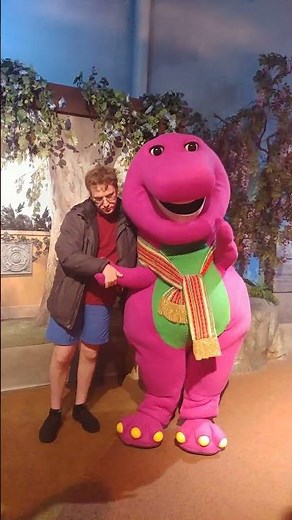 Barney meeting at universal studios Orlando