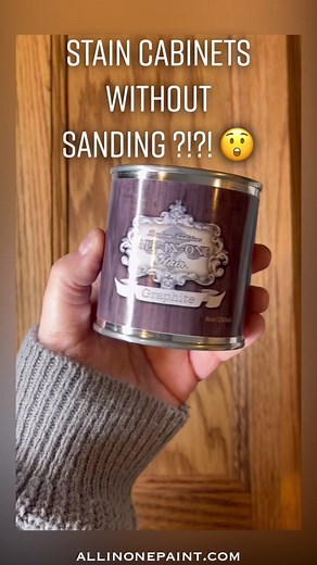 Transform Your Kitchen Cabinets with All-in-One Stain - No Sanding Required!
