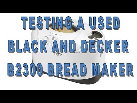Used Black and Decker B2300 - My $20 Yard Sale Bread Maker