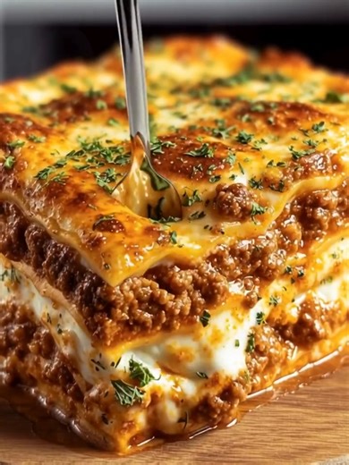 8.8K views · 45 reactions | Million Dollar Lasagna A rich, cheesy, and meaty lasagna stacked high with flavor—worth every bite. Yield: 12 servings Temp & Time: Bake at 350°F (175°C) for 45–55 minutes Key Ingredients First: 1 lb ground beef 1 lb Italian sausage 1 medium onion, diced 4 cups shredded mozzarella cheese ................................. Full Recipe in First Cօʍʍеոτ  See less | Jesus Never Fails | Facebook