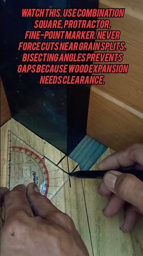 Perfect Corner Cuts Every Carpenter Should Know#WoodworkingTips #FlooringInstallation #Carpentry