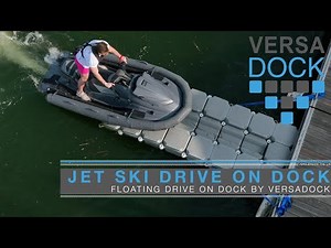 Drive on Jet Ski Dock - VersaDock Static Drive on Dock