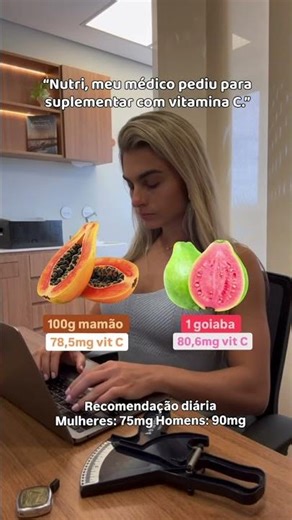 SUPLEMENTAR VIT C?