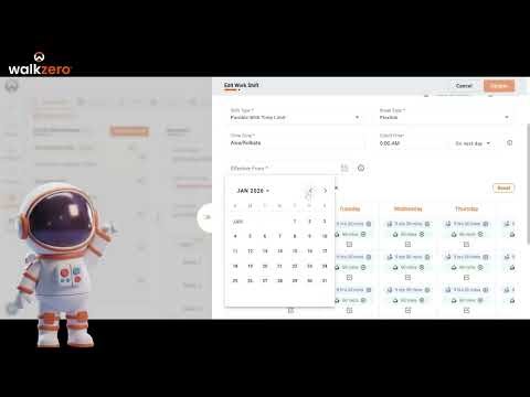 Mastering Shift Scheduling: Manual & Bulk Shift Editing | Walkzero HRMS