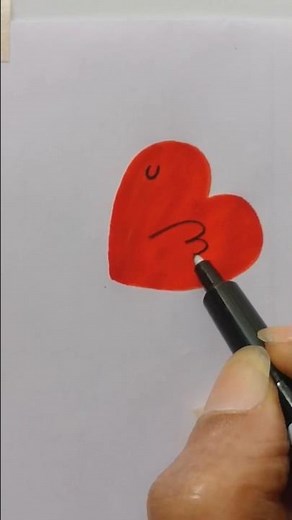 🔥 Draw Cute Cartoon easy step by step #shorts #easydrawing #draweasy #simplestrokes #simpledrawing