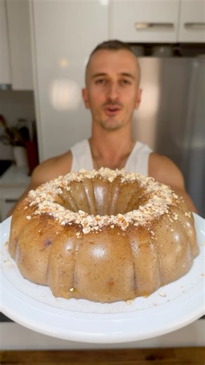 Nikolopaa on Instagram: "Greek halva recipe (semolina pudding cake) - Full recipe my website #halva #pudding #cake #nobake #dessert #greekfood"