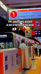 36K views · 370 reactions | Japan's train safety protocols are among the most advanced and reliable in the world, ensuring both efficiency and security for millions of daily passengers. #reelsviralシ #fbreels #reelsfb #fypシ #fyp #reels #Amazing #onlyinjapan #japan | Japan Wonders | Facebook