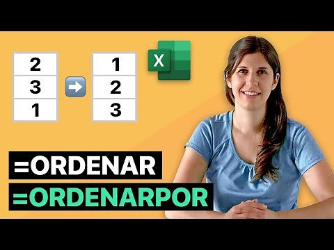 Ordenar datos en Excel con las nuevas funciones ORDENAR y ORDENARPOR