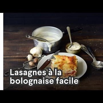 Lasagnes à la bolognaise facile