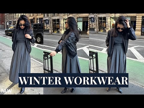 Winter Workwear Outfit Breakdowns | Professional Outfits for Women