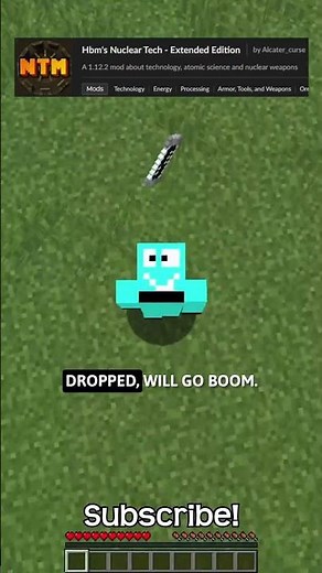 Dropping An Antimatter Cell In Minecraft!
