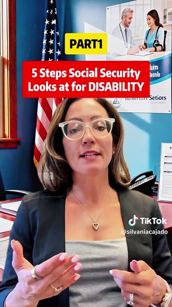 Most people have no idea that SSA must evaluate disability claims under this 5 step process. (1/3)Have you heard of these? #disability #ssa #ssdi #disabilityattorney #disabilitytiktok