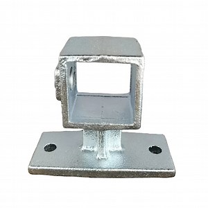 [Hot Item] Cast Iron Square Tube Cross Connector Structural Key Clamps Pipe Fittings