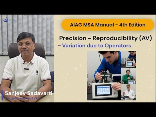 MSA-AIAG-Edition-04-Introduciton-Part 2 (Variable Data) | Sanjeev Sadavarti