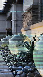 Not just a water feature—a statement piece. Crystal spheres designed to stand out and stop the scroll. 🌟🏡💠 | Kevens landscape