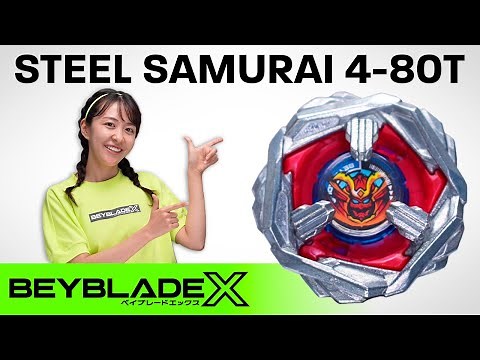 BEYBLADE X | Meet the All-New STEEL SAMURAI 4-80T!!