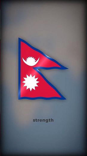 Design of Nepal Flag...#shorts