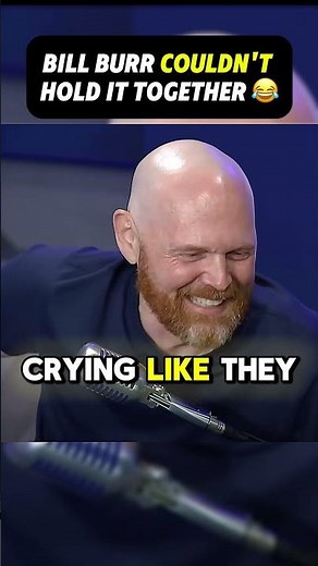 Bill Burr couldn't hold it together 😂