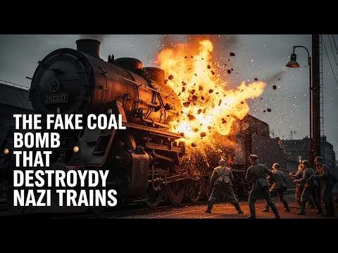How 100's of German Locomotives Were Destroyed by a Single Lump of Fake Coal During WWII