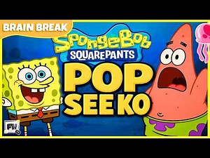 🎵 Pop See Ko Dance Party! | SpongeBob 🧽 & Friends Brain Break 🍍💥